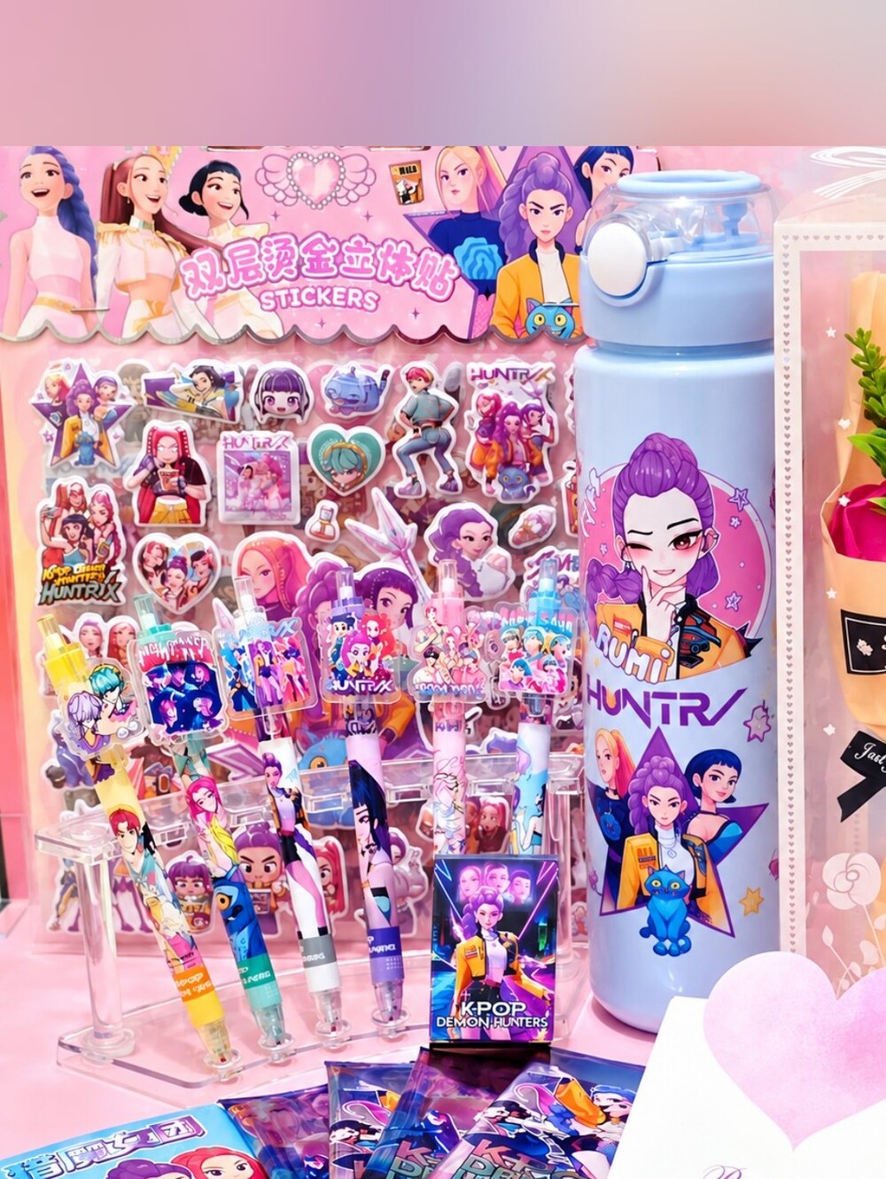 KPOP Demon Hunters | Huntrix | Rumi | Mira | Zoey | Saja Boys Gift Bundle